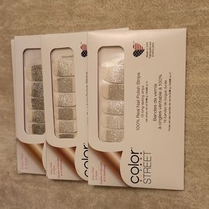 NWT Color Street Dripping in Diamonds nail polish strips